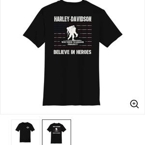 Men's Harley-Davidson Wounded Warrior Project Honor Tee - Black Beauty
